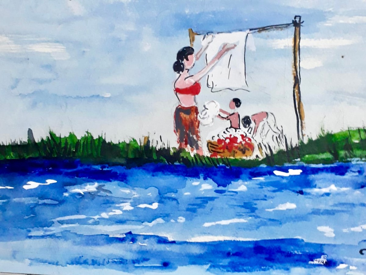 பசைகொல் மெல்விரல் பெருந்தோள் புலைத்தி!